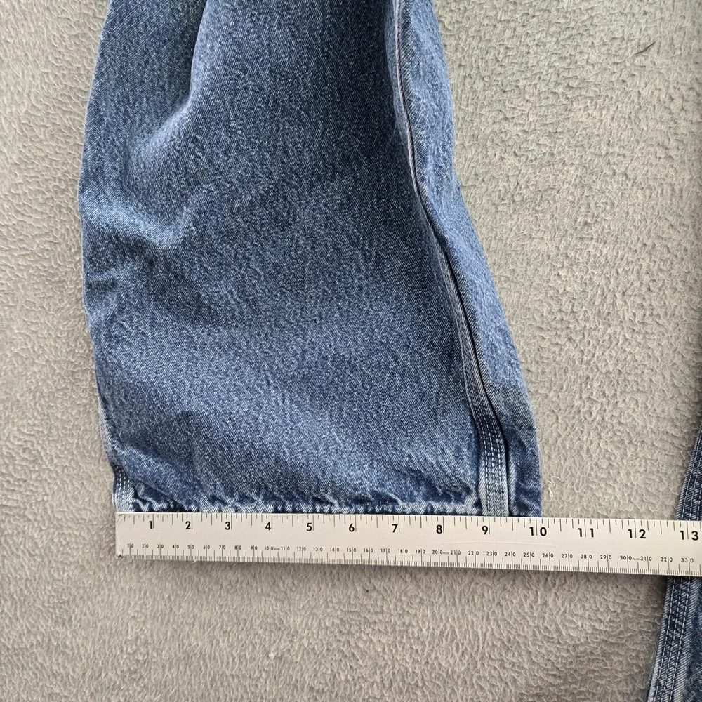 Carhartt Men Overalls 44X28 Blue Denim R07-DST Work Carpenter Y2K READ